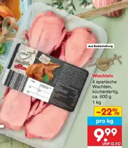 Netto Marken-Discount Lieblings Wachteln Angebot