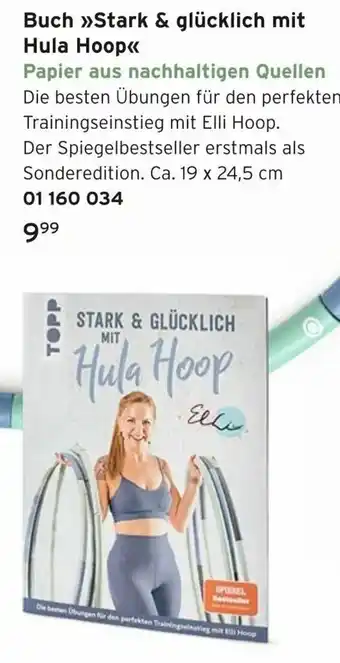 Tchibo Buch Stark & glücklich mit Hula Hoop Angebot