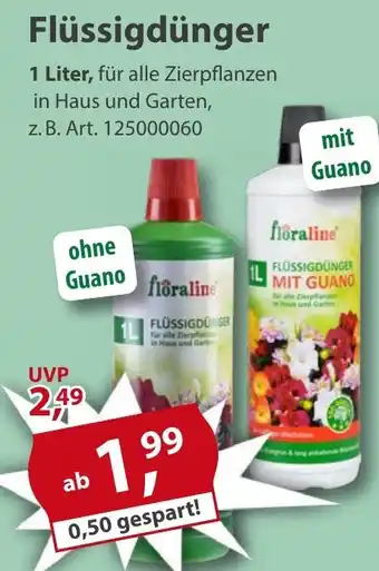 Sonderpreis Baumarkt floraline Flüssigdünger Angebot