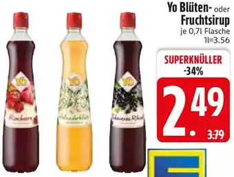 Edeka Yo Blüten- oder Fruchtsirup Angebot