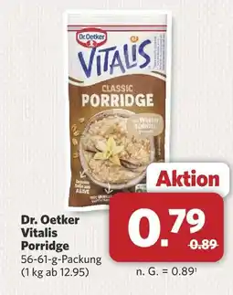 Combi Dr. oetker vitalis porridge classic Angebot