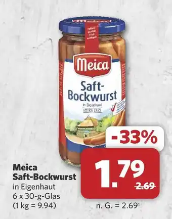 Combi Meica saft-bockwurst Angebot