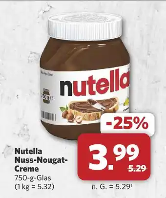 Combi Nutella nuss-nougat-creme Angebot