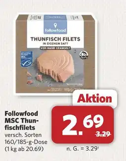 Combi Followfood msc thunfischfilets Angebot