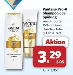 Combi Pantene pro-v shampoo oder spülung Angebot