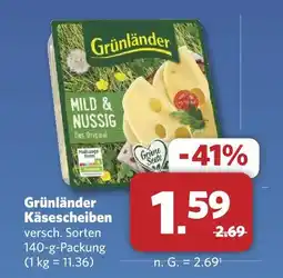 Combi Grünländer käsescheiben Angebot