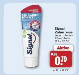 Combi Signal zahncreme Angebot