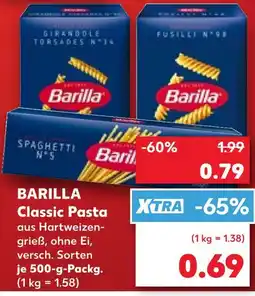 Kaufland Barilla classic pasta Angebot