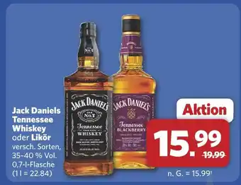 Combi Jack daniels tennessee whiskey oder likör Angebot