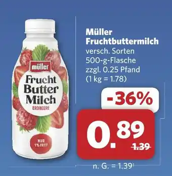 Combi Müller fruchtbuttermilch Angebot