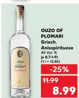 Kaufland Ouzo of plomari Angebot