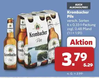 Combi Krombacher pils Angebot