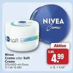 Combi Nivea creme oder soft Angebot