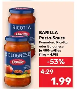 Kaufland Barilla pomodoro ricotta Angebot