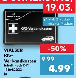 Kaufland Walser kfz-verbandkasten Angebot
