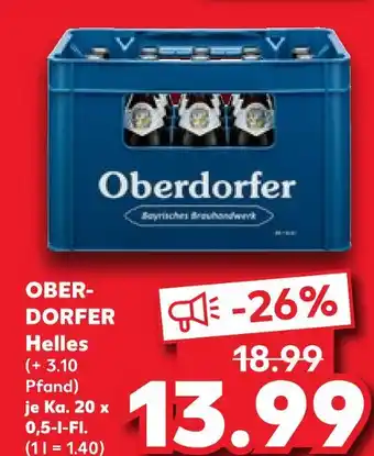 Kaufland Oberdorfer helles Angebot