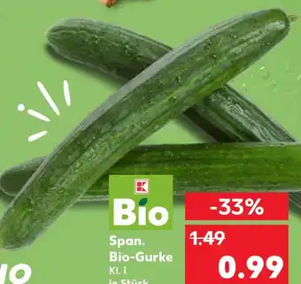 Kaufland Span. bio-gurke Angebot