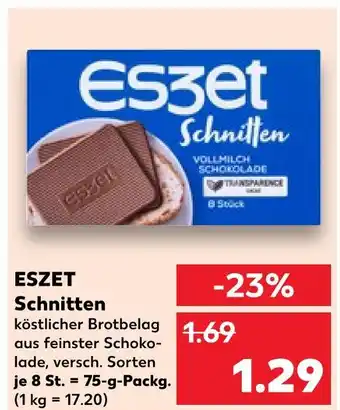 Kaufland Eszet schnitten Angebot