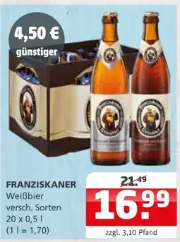 Getränke Quelle Franziskaner weißbier Angebot
