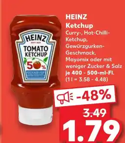 Kaufland Heinz ketchup curry Angebot