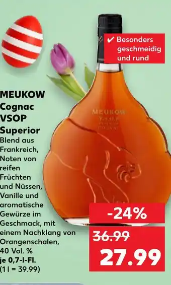 Kaufland Meukow cognac vsop superior Angebot