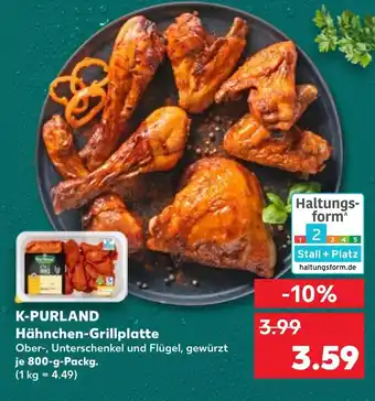 Kaufland K-purland hähnchen-grillplatte Angebot