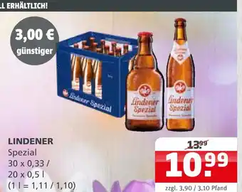 Getränke Quelle Lindener spezial Angebot