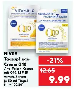 Kaufland Nivea tagespflege-creme q10 Angebot