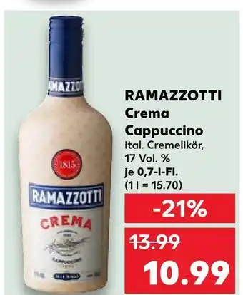 Kaufland Ramazzotti crema cappuccino Angebot