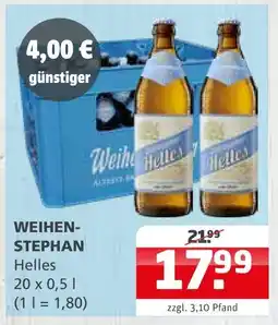 Getränke Quelle Weihenstephan helles Angebot