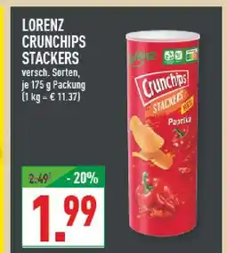 Marktkauf Lorenz crunchips stackers Angebot