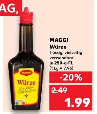 Kaufland Maggi würze Angebot