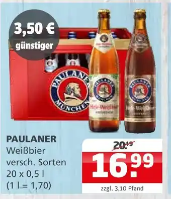 Getränke Quelle Paulaner weißbier Angebot