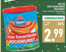 Marktkauf Metten dicke sauerländer bockwurst Angebot