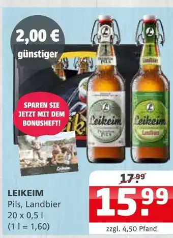 Getränke Quelle Leikeim pils Angebot