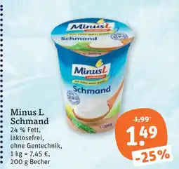 tegut Minus l schmand Angebot