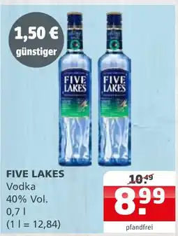 Getränke Quelle Five lakes vodka Angebot