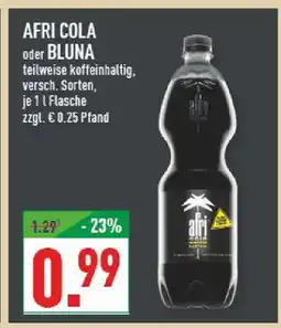 Marktkauf Afri cola oder bluna Angebot