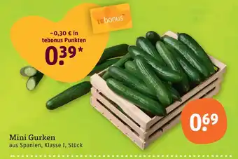 tegut Mini gurken Angebot