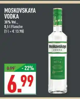 Marktkauf Moskovskaya vodka Angebot