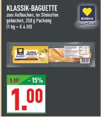 Marktkauf Edeka herzstücke klassik-baguette Angebot
