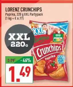 Marktkauf Lorenz crunchips paprika xxl partypack Angebot