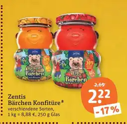 tegut Zentis bärchen konfitüre Angebot