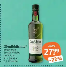 tegut Glenfiddich 12 Angebot