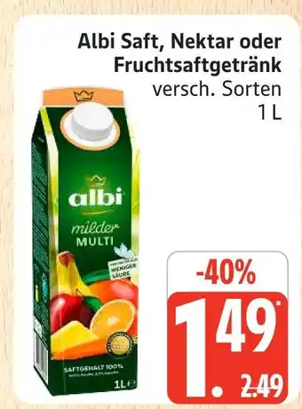 Marktkauf Albi saft, nektar oder fruchtsaftgetränk Angebot