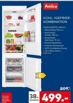 porta Amica kühl-/gefrier-kombination Angebot