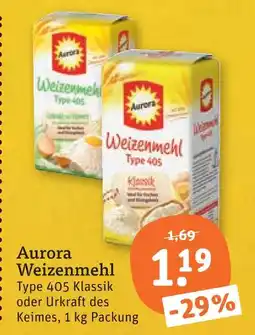 tegut Aurora weizenmehl type 405 klassik Angebot