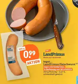 tegut Landprimus fleischwurst Angebot