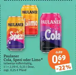 tegut Paulaner cola Angebot
