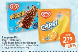 tegut Langnese nogger Angebot